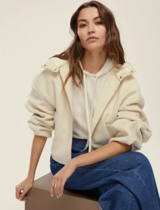 Μπουφάν bomber με κουκούλα