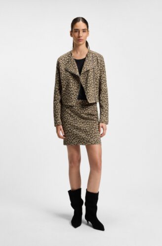 Μίνι φούστα από λεοπάρ